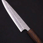 Petty Silver Steel #3 Nashiji Sumi Urushi Handle 135mm-[Musashi]-[Japanese-Kitchen-Knives]