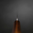 Petty Silver Steel #3 Nashiji Sumi Urushi Handle 150mm-[Musashi]-[Japanese-Kitchen-Knives]