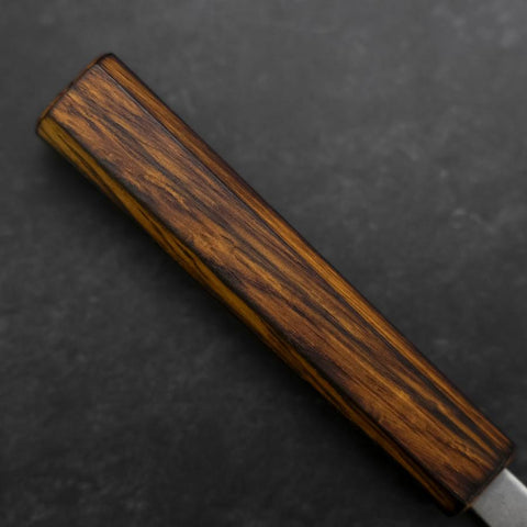 Petty Silver Steel #3 Nashiji Sumi Urushi Handle 150mm-[Musashi]-[Japanese-Kitchen-Knives]