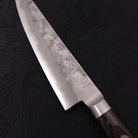 Petty Silver Steel #3 Nashiji Western Handle 135mm-[Musashi]-[Japanese-Kitchen-Knives]