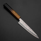 Petty Silver Steel #3 Nashiji Yaki Urushi Handle 135mm-[Musashi]-[Japanese-Kitchen-Knives]