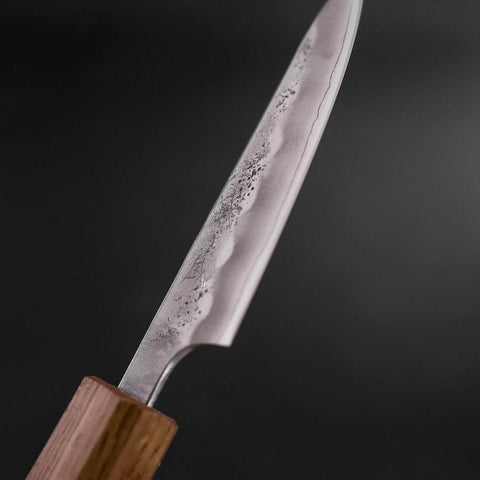 Petty Silver Steel #3 Nashiji Yaki Urushi Handle 85mm-[Musashi]-[Japanese-Kitchen-Knives]