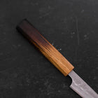 Petty Silver Steel #3 Nashiji Yaki Urushi Handle 85mm-[Musashi]-[Japanese-Kitchen-Knives]
