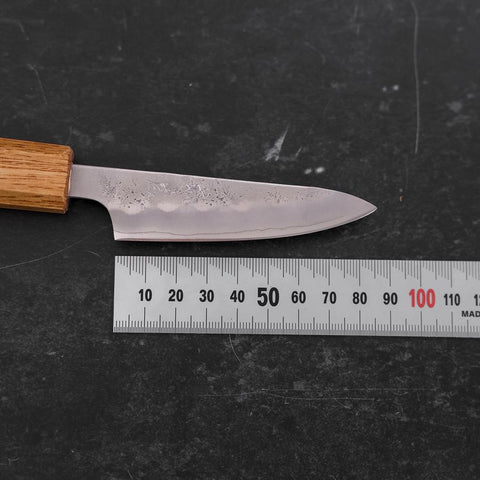 Petty Silver Steel #3 Nashiji Yaki Urushi Handle 85mm-[Musashi]-[Japanese-Kitchen-Knives]