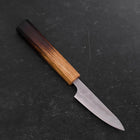 Petty Silver Steel #3 Nashiji Yaki Urushi Handle 85mm-[Musashi]-[Japanese-Kitchen-Knives]