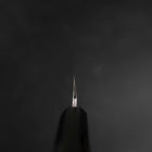 Petty Silver Steel #3 Polished Buffalo Ebony Handle 140mm (5.5”)-[Musashi]-[Japanese-Kitchen-Knives]