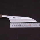 Petty Silver Steel #3 Walnut Karakusa Handle 135mm-[Musashi]-[Japanese-Kitchen-Knives]