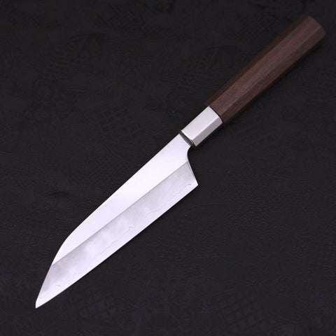 Petty Silver Steel #3 Walnut Kemanmon Handle 135mm-[Musashi]-[Japanese-Kitchen-Knives]