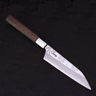 Petty Silver Steel #3 Walnut Kemanmon Handle 135mm-[Musashi]-[Japanese-Kitchen-Knives]