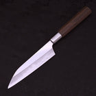 Petty Silver Steel #3 Walnut Kiku Handle 135mm-[Musashi]-[Japanese-Kitchen-Knives]