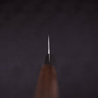Petty Silver Steel #3 Walnut Kiku Handle 135mm-[Musashi]-[Japanese-Kitchen-Knives]