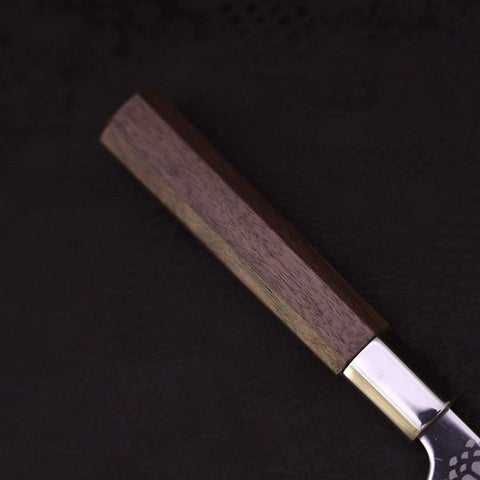 Petty Silver Steel #3 Walnut Kiku Handle 135mm-[Musashi]-[Japanese-Kitchen-Knives]