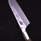 Petty Silver Steel #3 Walnut Sakura Handle 135mm-[Musashi]-[Japanese-Kitchen-Knives]