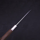 Petty Silver Steel #3 Walnut Sakura Handle 135mm-[Musashi]-[Japanese-Kitchen-Knives]