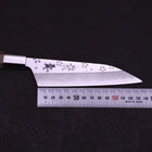 Petty Silver Steel #3 Walnut Sakura Handle 135mm-[Musashi]-[Japanese-Kitchen-Knives]