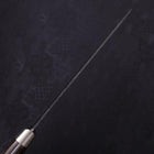 Petty Stainless Clad Blue Super Kurouchi Tsuchime Western Handle 150mm-[Musashi]-[Japanese-Kitchen-Knives]