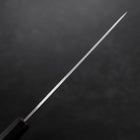 Petty Stainless Clad Blue Super Polished Ebony Handle 145mm-[Musashi]-[Japanese-Kitchen-Knives]