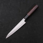 Petty Stainless Clad Blue Super Polished Shitan Handle 150mm (5.9”)-[Musashi]-[Japanese-Kitchen-Knives]