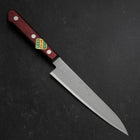 Petty Stainless Clad Blue Super Polished Western Black Red Handle 150mm-[Musashi]-[Japanese-Kitchen-Knives]