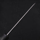 Petty Stainless Clad White Steel #2 Tsuchime Ocean Black Handle 135mm-[Musashi]-[Japanese-Kitchen-Knives]