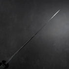 Petty V-Toku 2 Kurouchi Damascus Buffalo Ebony Handle 145mm (5.7”)-[Musashi]-[Japanese-Kitchen-Knives]