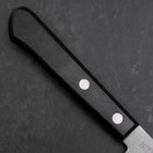 Petty VG-1 Polished Western Black Handle 145mm (Tsuba-nashi)-[Musashi]-[Japanese-Kitchen-Knives]