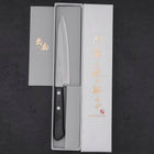 Petty VG-1 Polished Western Black Handle 150mm-[Musashi]-[Japanese-Kitchen-Knives]