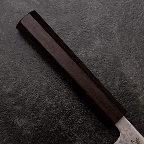Petty VG-10 Damascus Ashwood Handle 130mm (5.1”)-[Musashi]-[Japanese-Kitchen-Knives]
