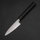 Petty VG-10 Damascus Ashwood Handle 95mm-[Musashi]-[Japanese-Kitchen-Knives]