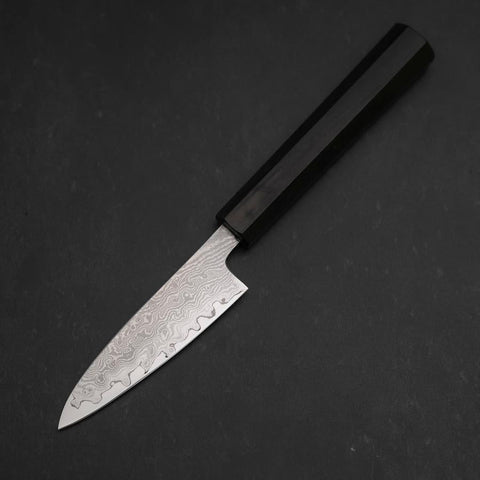 Petty VG-10 Damascus Ashwood Handle 95mm-[Musashi]-[Japanese-Kitchen-Knives]