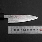 Petty VG-10 Damascus Ashwood Handle 95mm-[Musashi]-[Japanese-Kitchen-Knives]