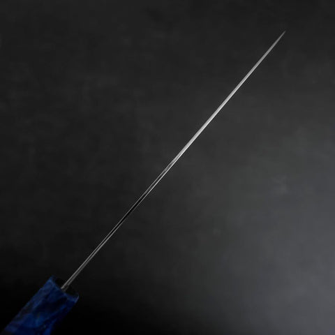 Petty VG-10 Damascus Blue Birch Handle 150mm (5.9”)-[Musashi]-[Japanese-Kitchen-Knives]
