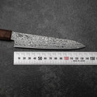 Petty VG-10 Damascus Brown Birch Handle 135mm (5.3”)-[Musashi]-[Japanese-Kitchen-Knives]