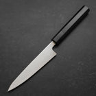 Petty VG-10 Damascus Buffalo Ebony Handle 140mm-[Musashi]-[Japanese-Kitchen-Knives]