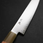 Petty VG-10 Damascus Buffalo Light Pink Maple Handle 150mm-[Musashi]-[Japanese-Kitchen-Knives]
