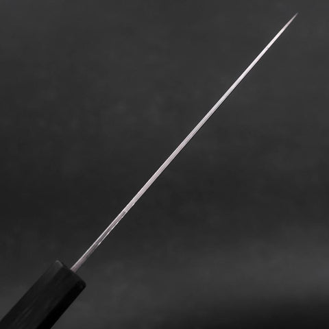 Petty VG-10 Damascus Dark Blue Urushi Handle 140mm-[Musashi]-[Japanese-Kitchen-Knives]