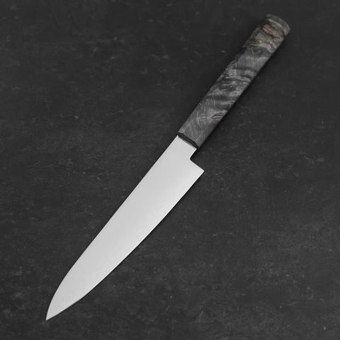 Petty VG-10 Damascus Gray Birch Handle 150mm (5.9”)-[Musashi]-[Japanese-Kitchen-Knives]