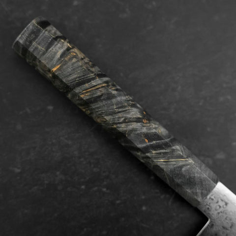 Petty VG-10 Damascus Gray Birch Handle 150mm (5.9”)-[Musashi]-[Japanese-Kitchen-Knives]