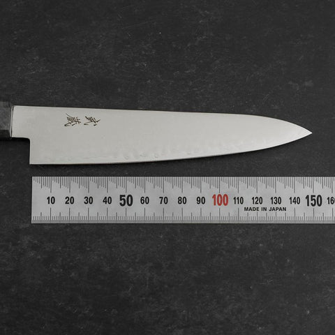 Petty VG-10 Damascus Gray Birch Handle 150mm (5.9”)-[Musashi]-[Japanese-Kitchen-Knives]