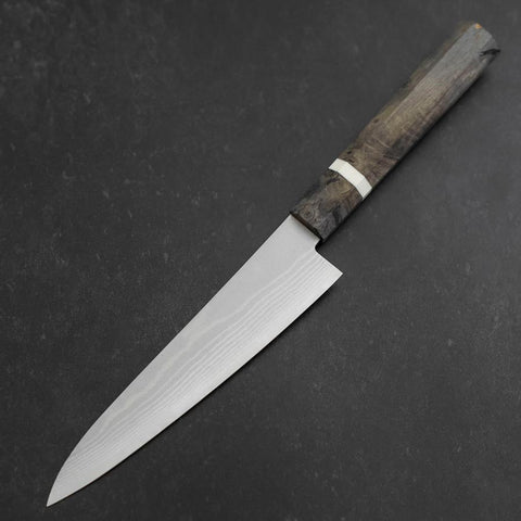 Petty VG-10 Damascus Marbled Maple Handle 150mm-[Musashi]-[Japanese-Kitchen-Knives]