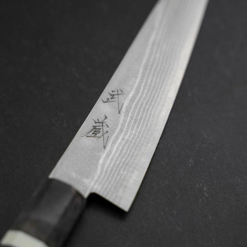 Petty VG-10 Damascus Marbled Maple Handle 150mm-[Musashi]-[Japanese-Kitchen-Knives]