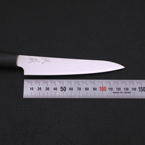 Petty VG-10 Damascus Shitan Handle 130mm (5.1”)-[Musashi]-[Japanese-Kitchen-Knives]