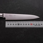 Petty VG-10 Damascus Western Black Round Handle 135mm (5.3”)-[Musashi]-[Japanese-Kitchen-Knives]