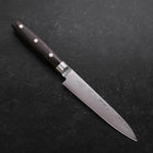 Petty VG-10 Damascus Western Black Round Handle 135mm (5.3”)-[Musashi]-[Japanese-Kitchen-Knives]