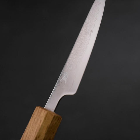 Petty VG-10 Damascus Yaki Urushi Handle 85mm-[Musashi]-[Japanese-Kitchen-Knives]