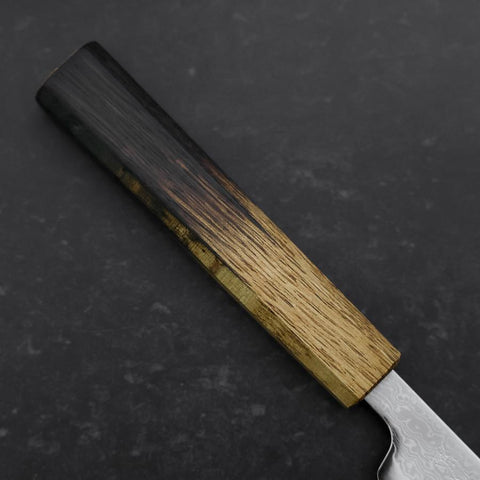 Petty VG-10 Damascus Yaki Urushi Handle 85mm-[Musashi]-[Japanese-Kitchen-Knives]