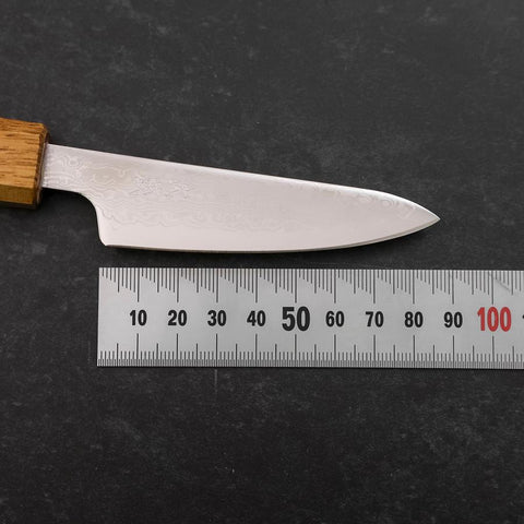 Petty VG-10 Damascus Yaki Urushi Handle 85mm-[Musashi]-[Japanese-Kitchen-Knives]