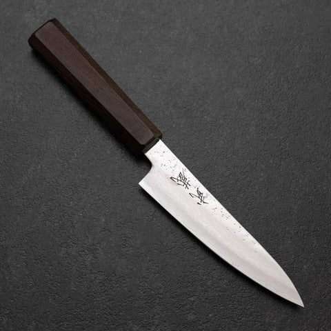 Petty VG-10 Nashiji Wenge Handle 135mm (5.3”)-[Musashi]-[Japanese-Kitchen-Knives]