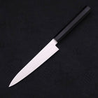 Petty VG-10 Polished Double Buffalo Ebony Handle 150mm-[Musashi]-[Japanese-Kitchen-Knives]