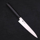 Petty VG-10 Polished Double Buffalo Ebony Handle 150mm-[Musashi]-[Japanese-Kitchen-Knives]